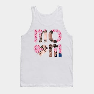 Mom of the Artist Floral Art Typography Tank Top